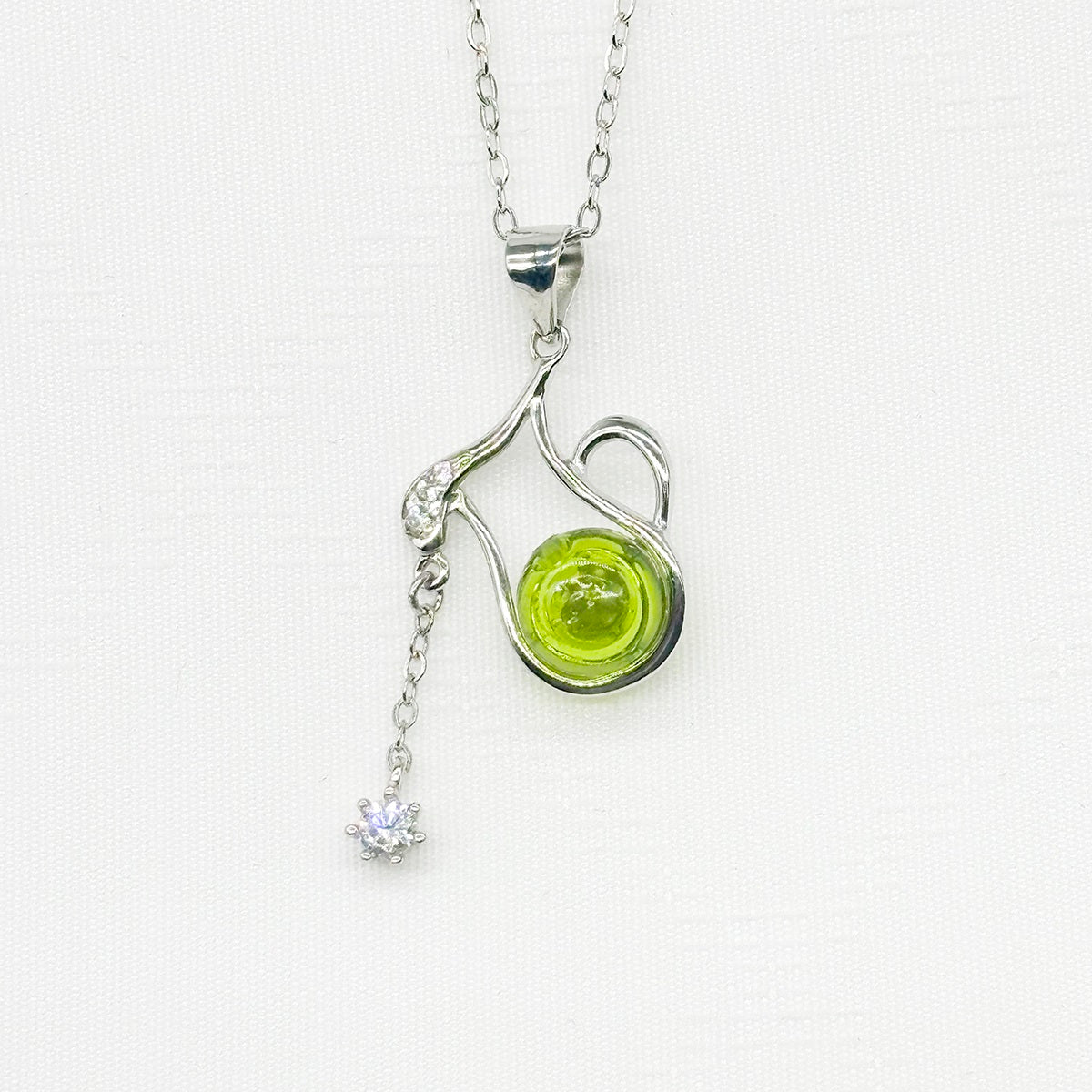 Sterling Silver Zodiac Aroma Necklace - Aquarius Jan - Feb | Perfect Birthday Gift | Energy & Healing | Diffuse on the go