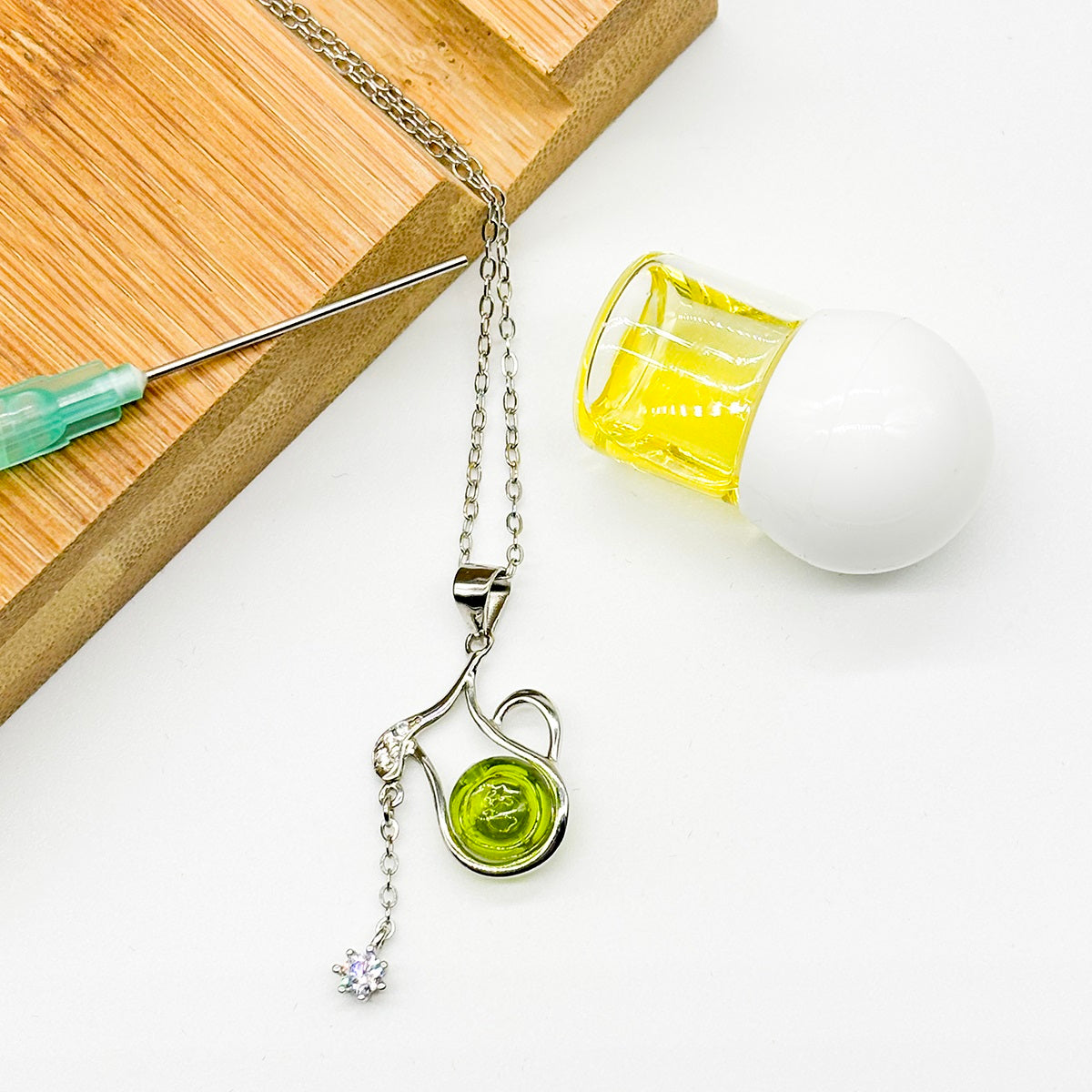 Sterling Silver Zodiac Aroma Necklace - Aquarius Jan - Feb | Perfect Birthday Gift | Energy & Healing | Diffuse on the go